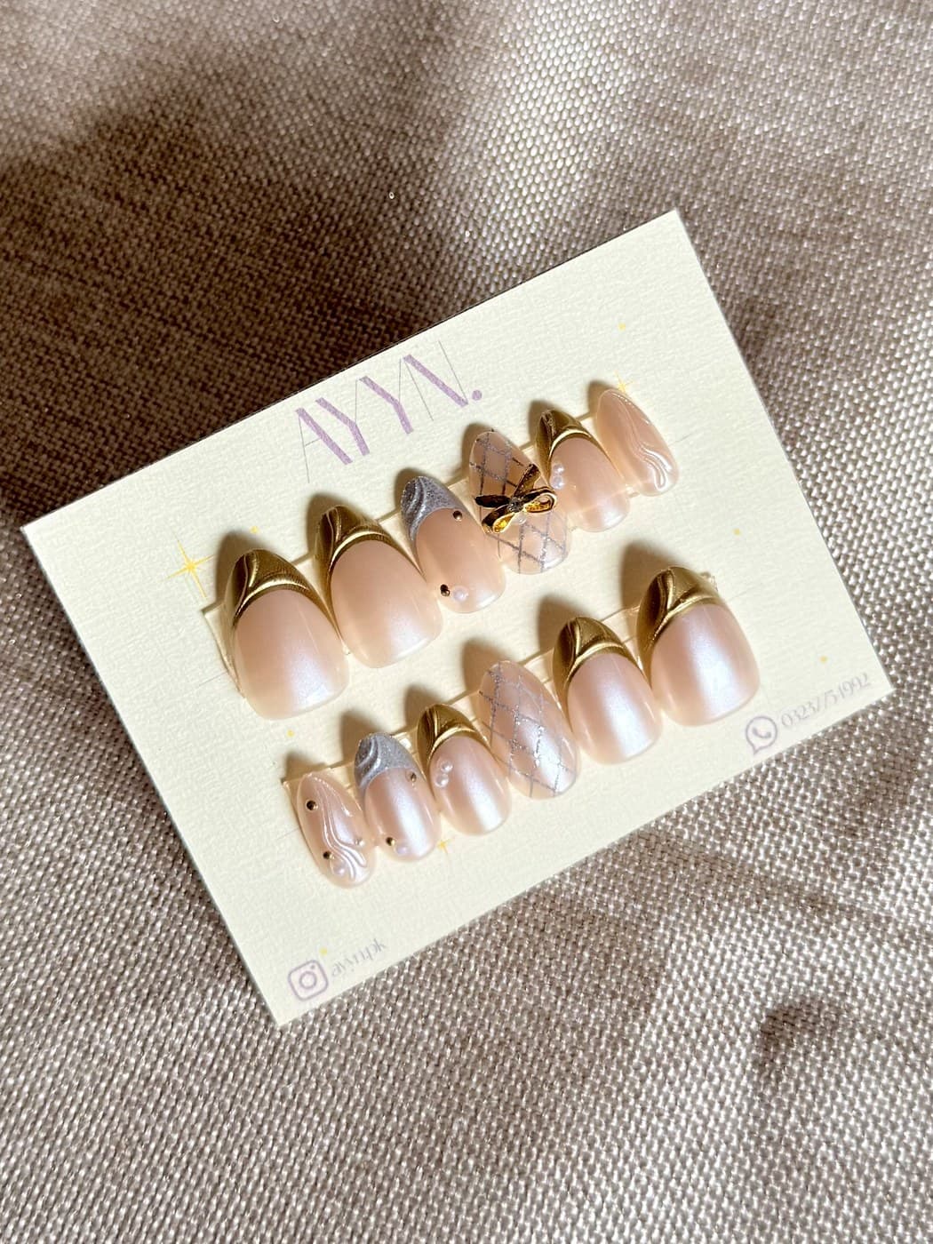 Champagne Luxe — Design #15 by AYYN. PKR 800