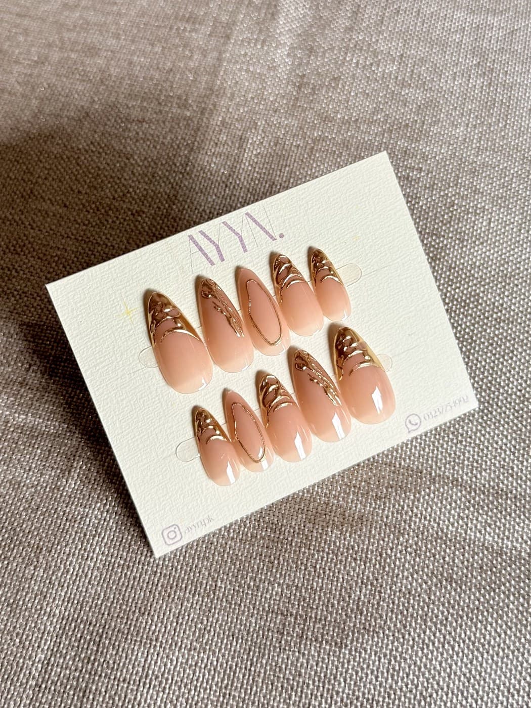 Golden Glaze — Design #21 by AYYN. PKR 800