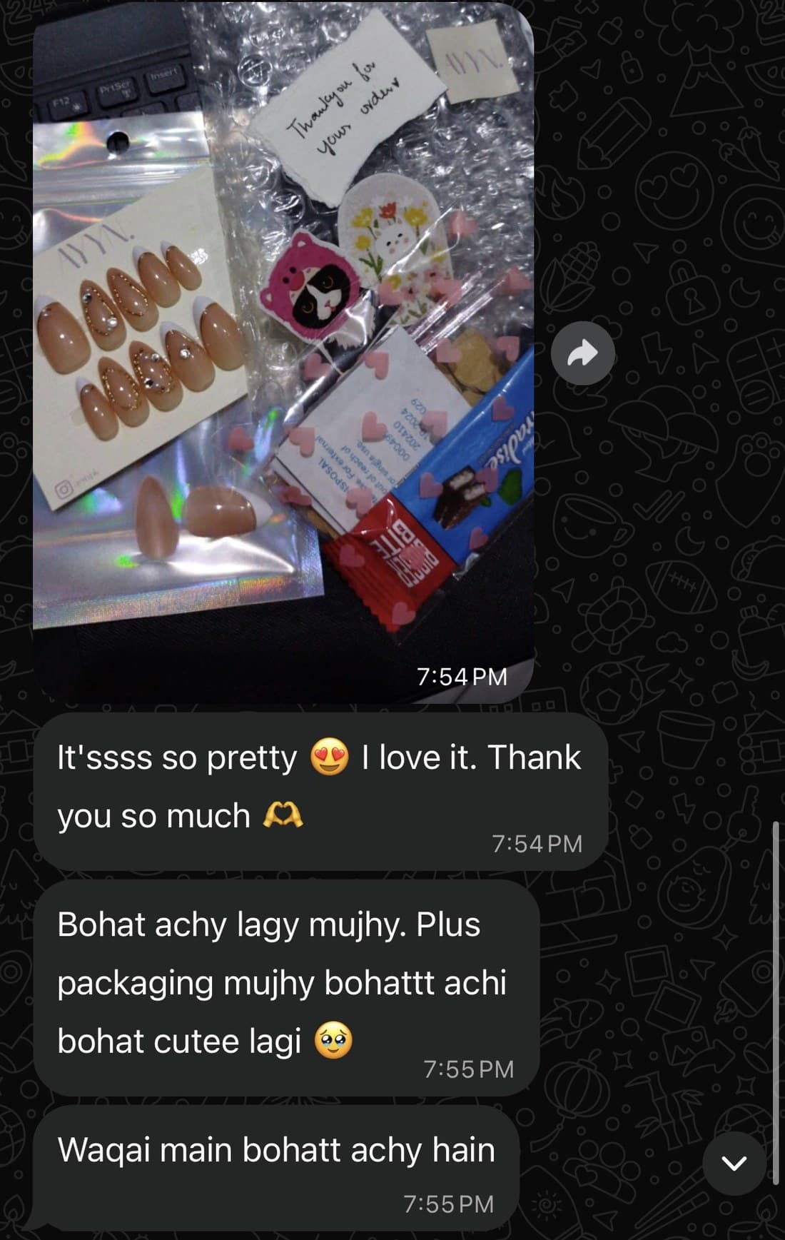 Unboxing review: so pretty, packaging is cute, waqai bohatt achy hain