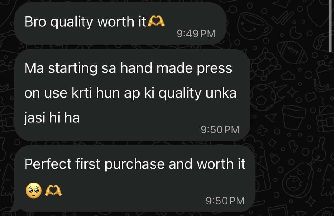 WhatsApp reviews: quality worth it, handmade comparison, perfect first purchase