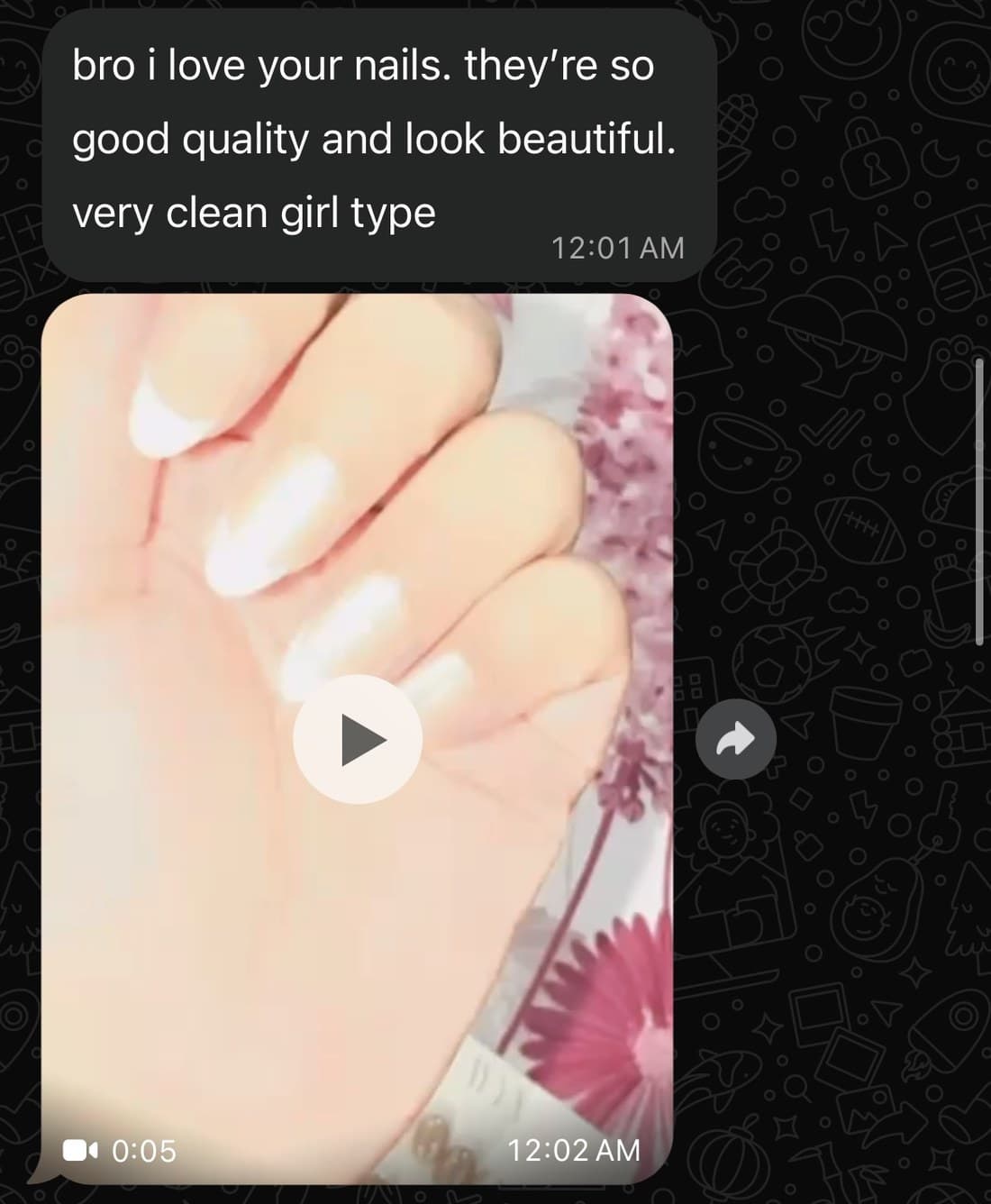 WhatsApp review: so good quality, very clean girl type